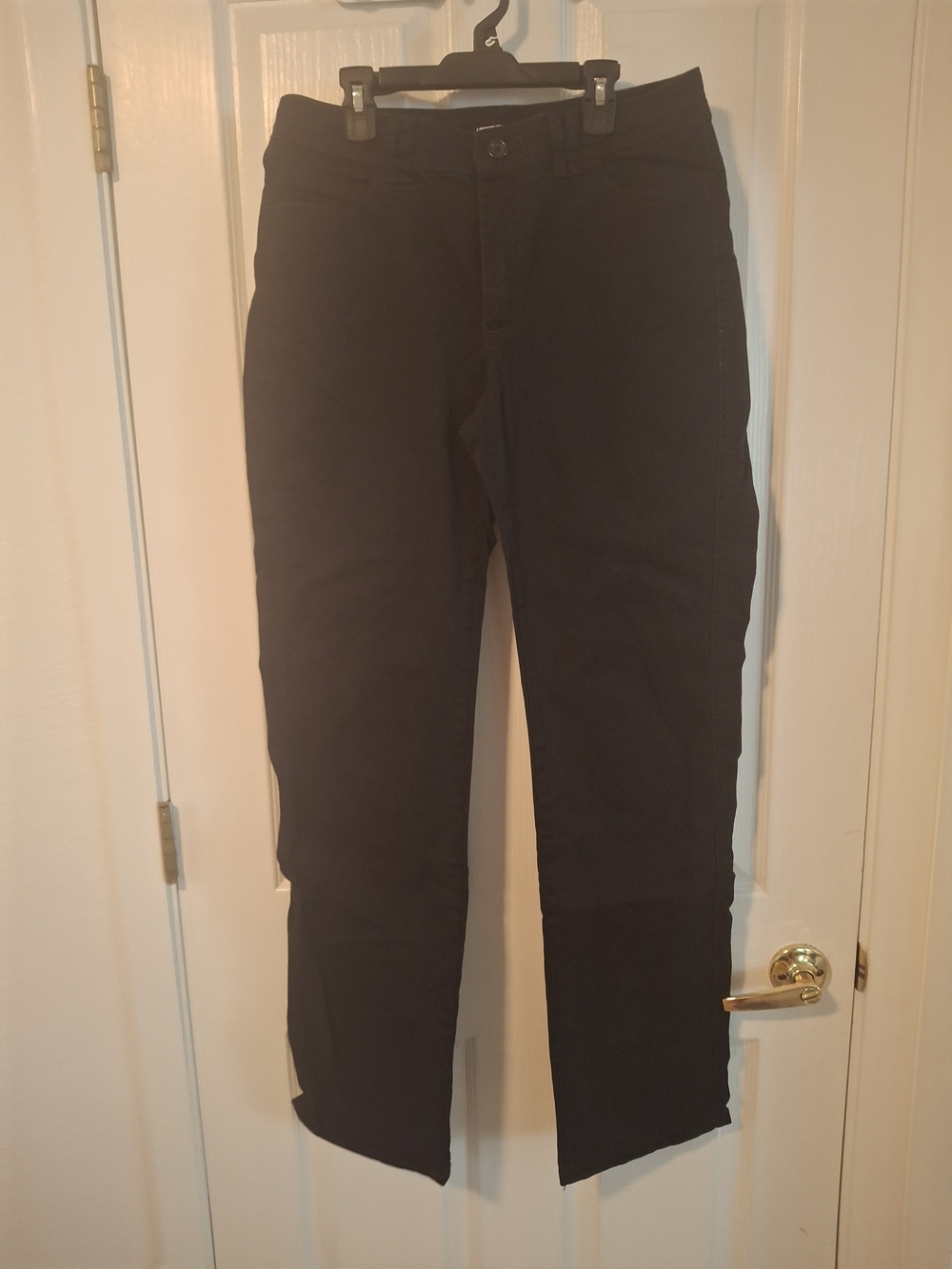 Lee Women's Black Chino Pants - Straight Leg